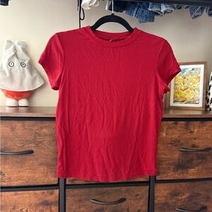 [SOLD]Skims Cotton Jersey Brick Red T Shirt
